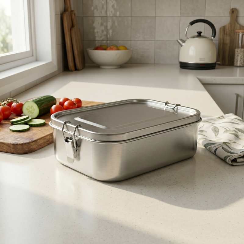 Full Bellies™ LockFresh Stainless Bento Box