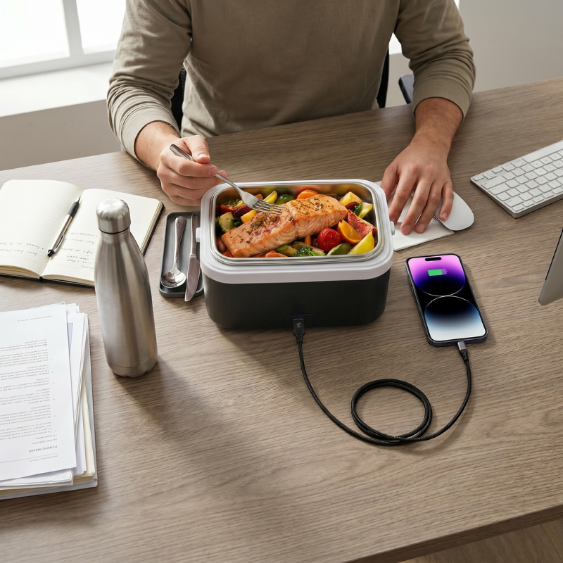 Full Bellies™ Self Heating Lunch Box
