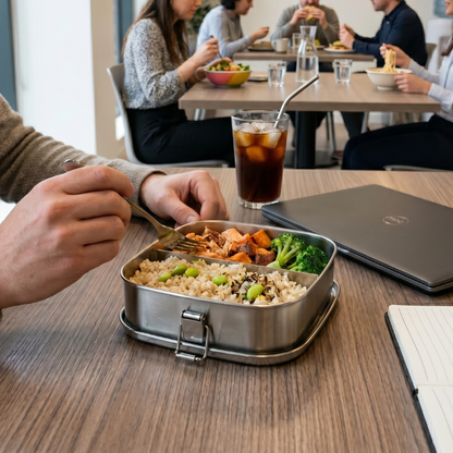 Full Bellies™ LockFresh Stainless Bento Box